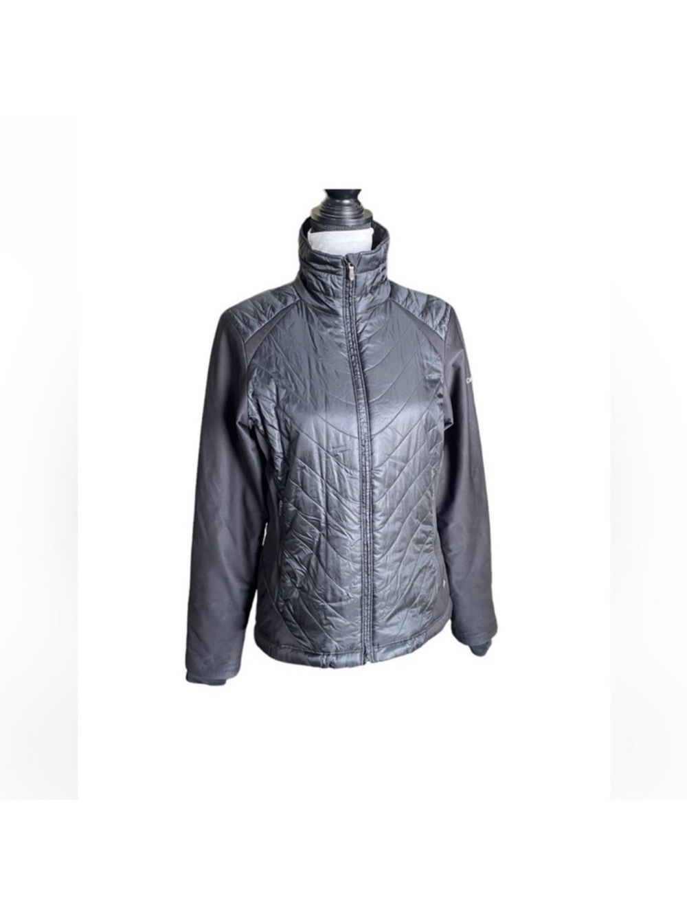 Columbia omni heat technology black athletic cold weather gear jacket medium